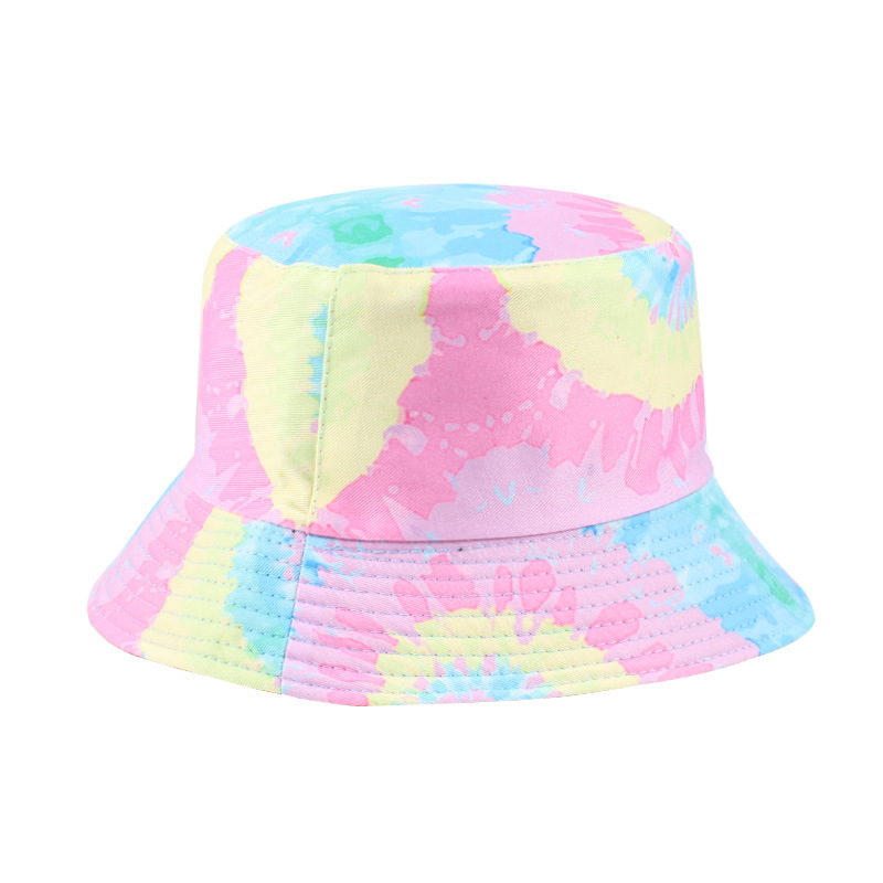 Dye Rainbow Cotton Beach Sun Hat,Fancy Things,Hats