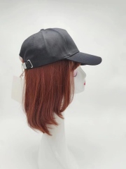 Black Cotton Cap