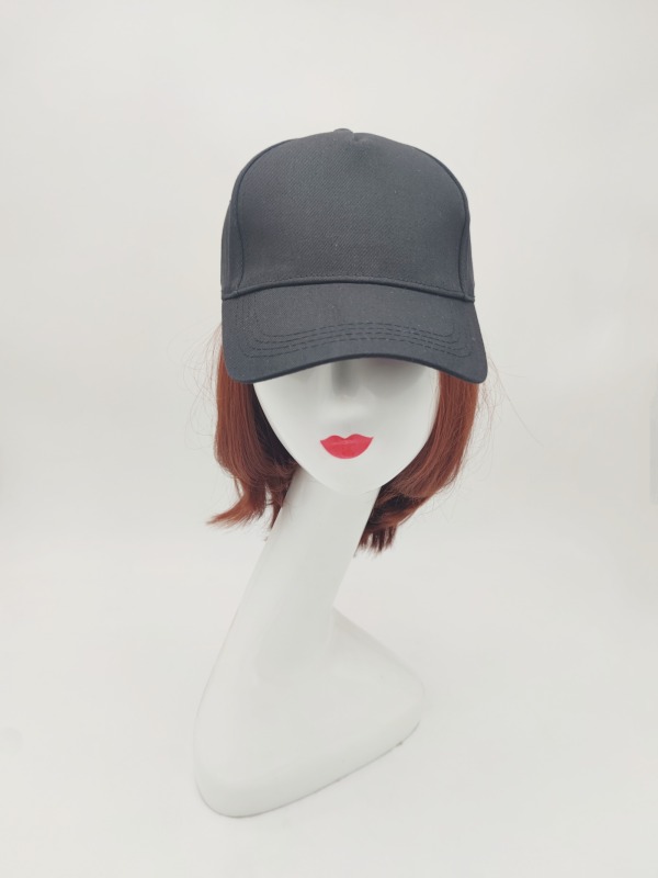Black Cotton Cap