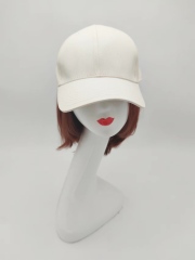 Beige/Milky white Cotton Cap