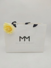 Shopping Bag Decoration Spring Yellow Rose Beach Flower