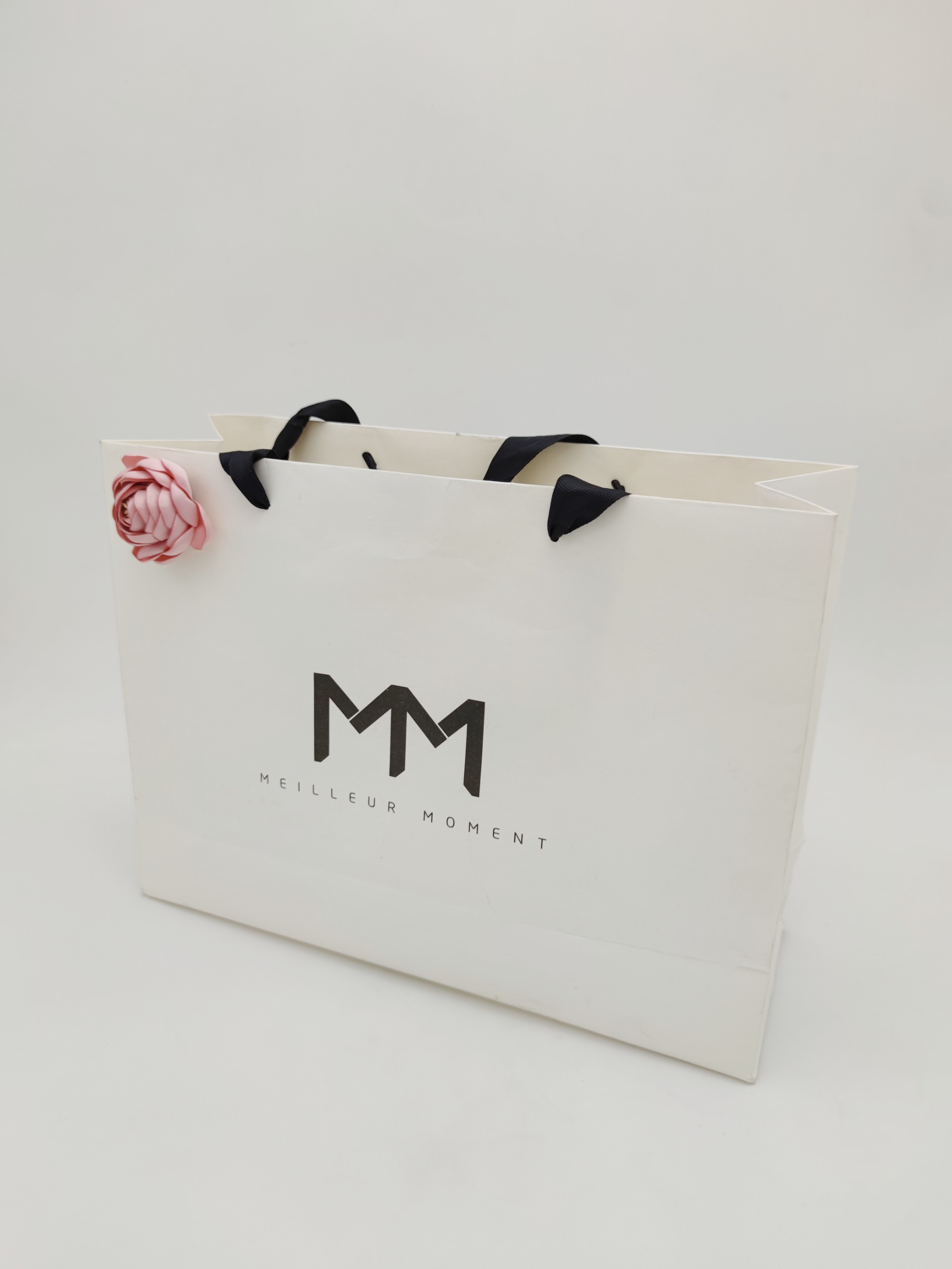 Shopping Bag Decoration Spring Pink Camellia