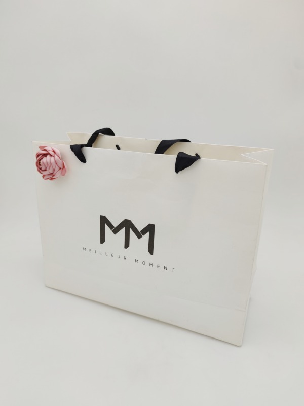 Shopping Bag Decoration Spring Pink Camellia