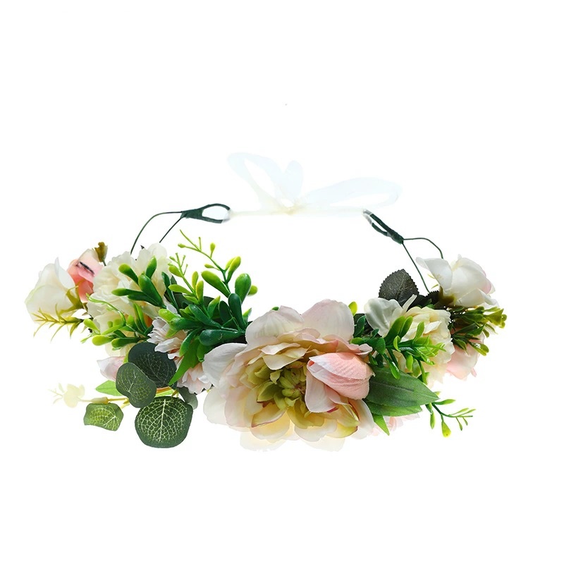 Handmade Head Flowers Crown Mannequin Decoration