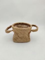 Hand Woven Jute Basket for Shop Decoration