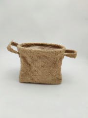 Hand Woven Jute Basket for Shop Decoration