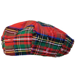 Autumn Winter Shop Mannequin Decoration Tartan Beret Hat
