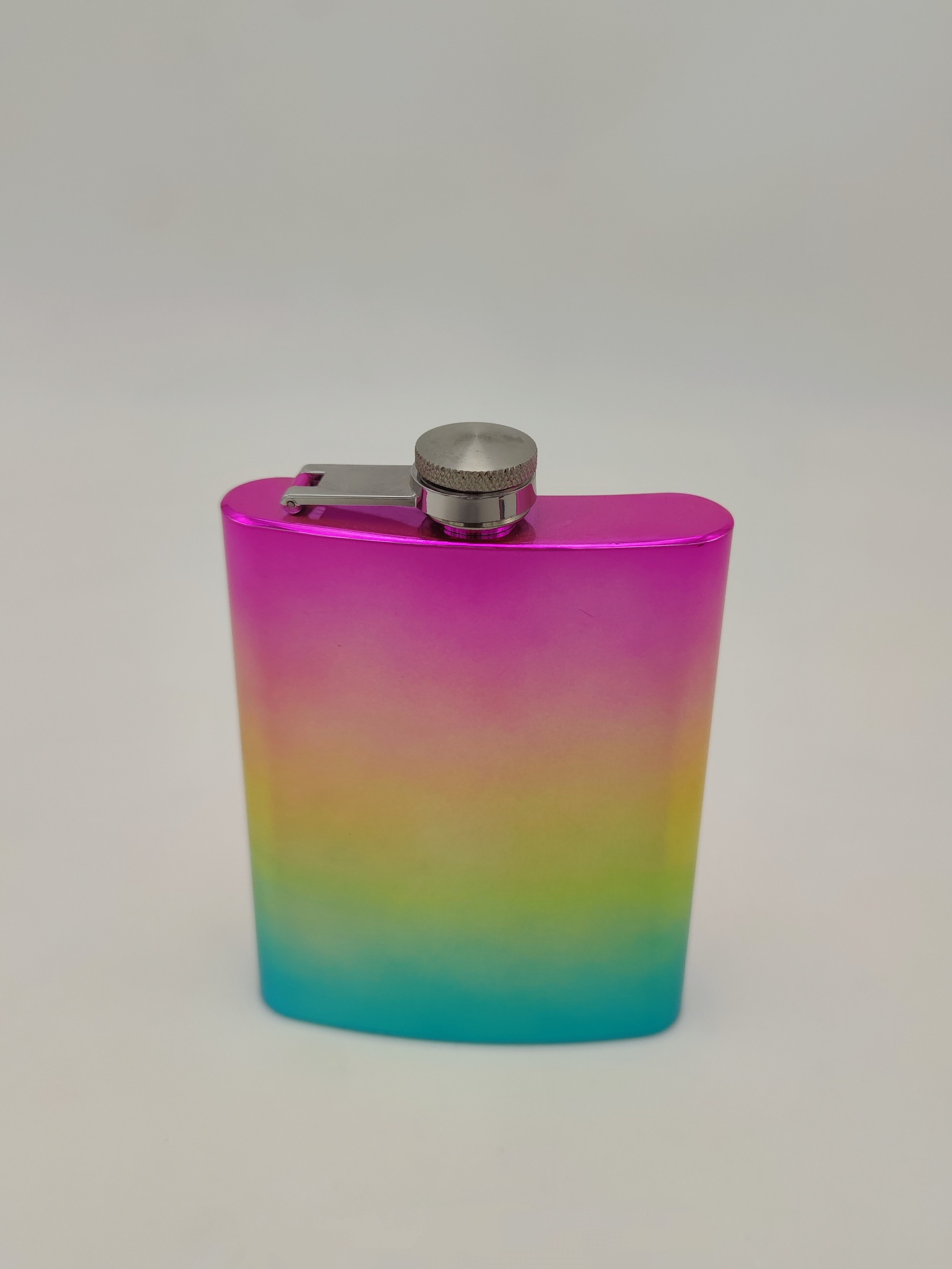 Electrical Iridescent Stainless Steel Pocket Flask