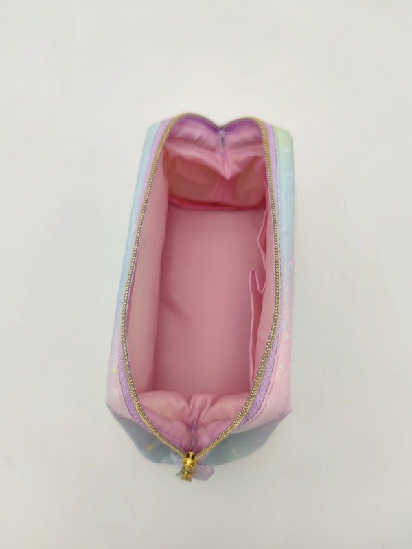 Embroidery Colorful Beach Mermaid Shell Cosmetic Bag