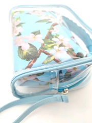 Double Transparent PVC Makeup Cosmetic Bag