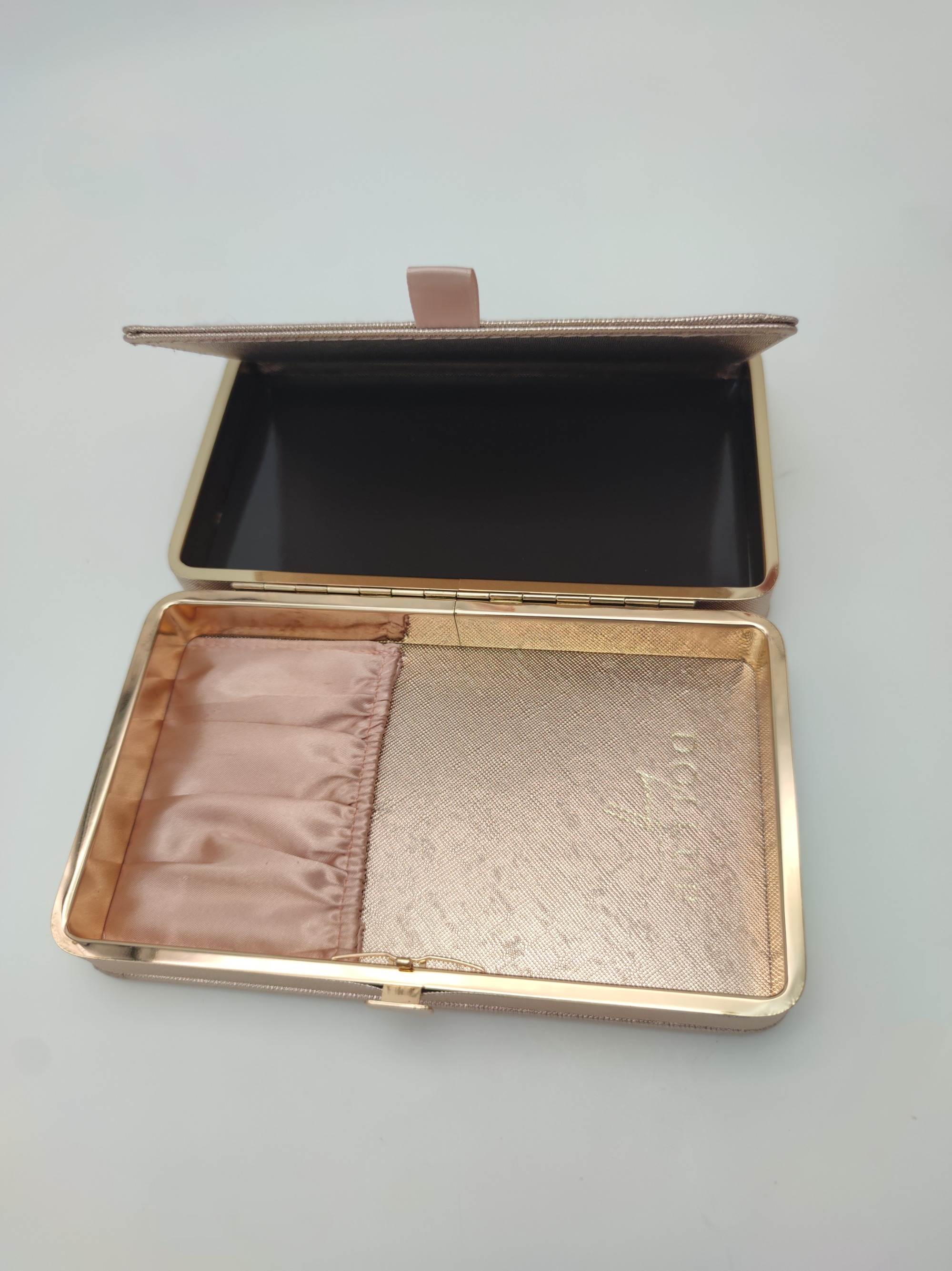 PU Glitter Travel Makeup Tools Cosmetic Case with Mirror