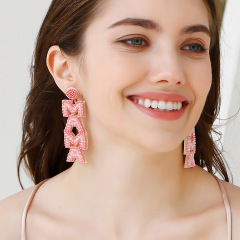 Handbeaded Vintage Beads MAMA Earrings