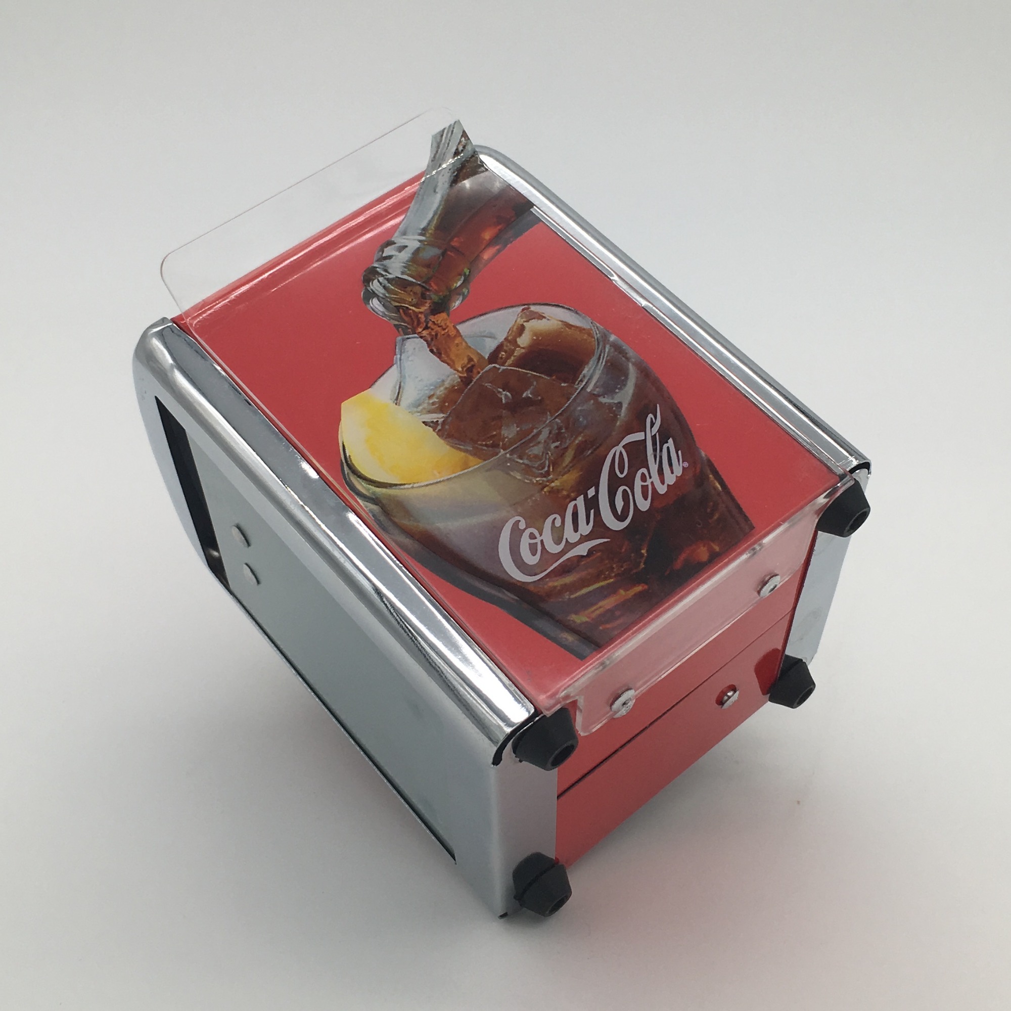 Custom Full Printing Tinplate Napkin Holder with Menu Holder