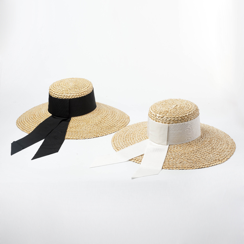 Handmade Ribbon Straw Hat