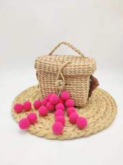 Hand Woven Natural Water Hyacinth Mat for Shop Decoration