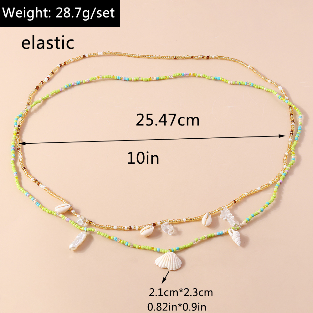 Beach Shells Tassels Seeds Beads Waist Chains Belly