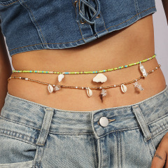 Beach Shells Tassels Seeds Beads Waist Chains Belly