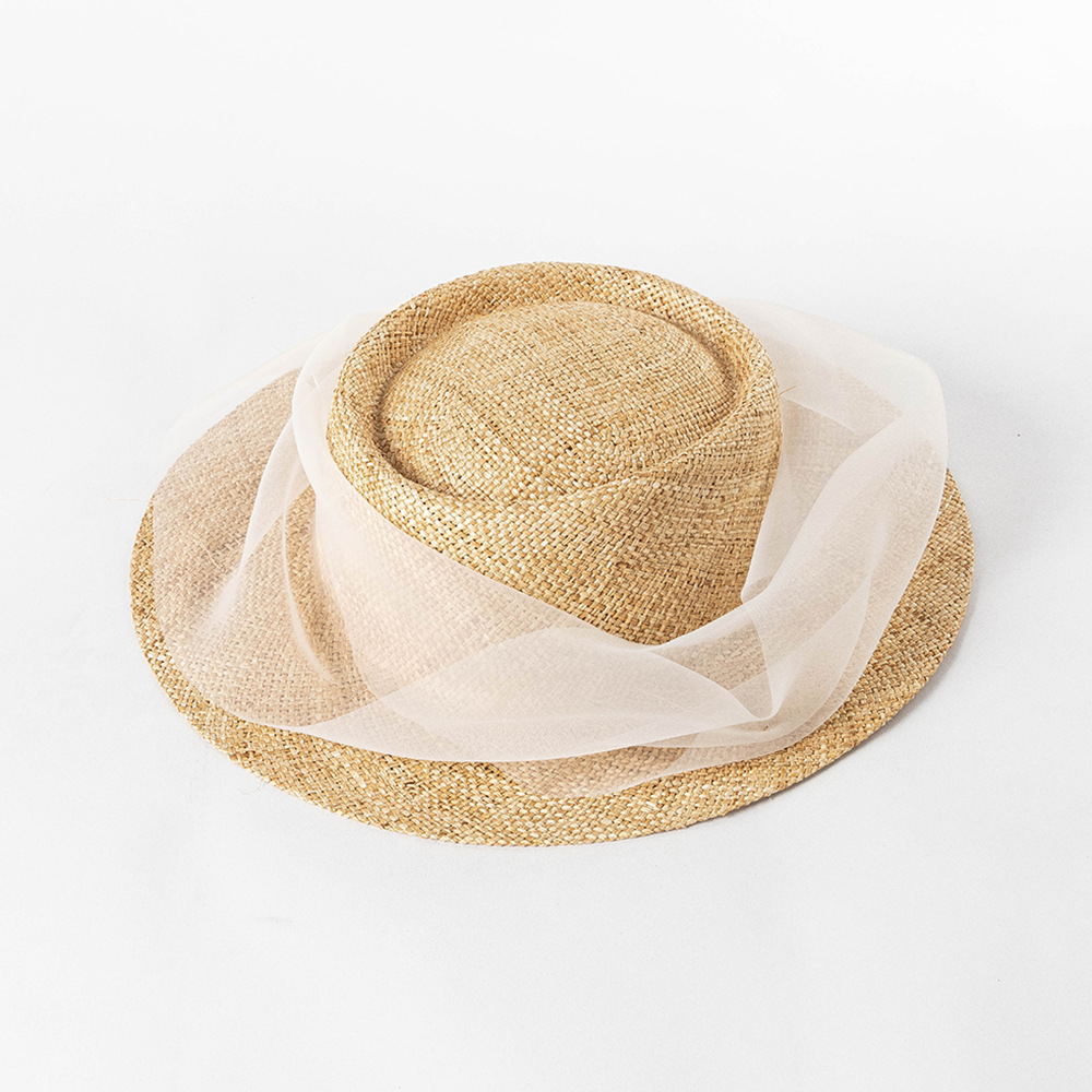 Handmade Ribbon Straw Hat