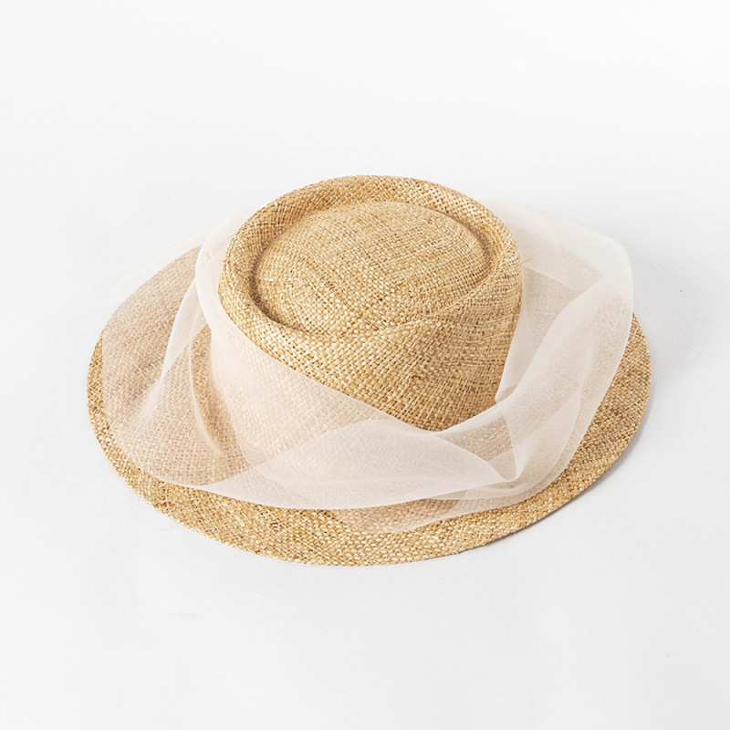 Handmade Ribbon Straw Hat