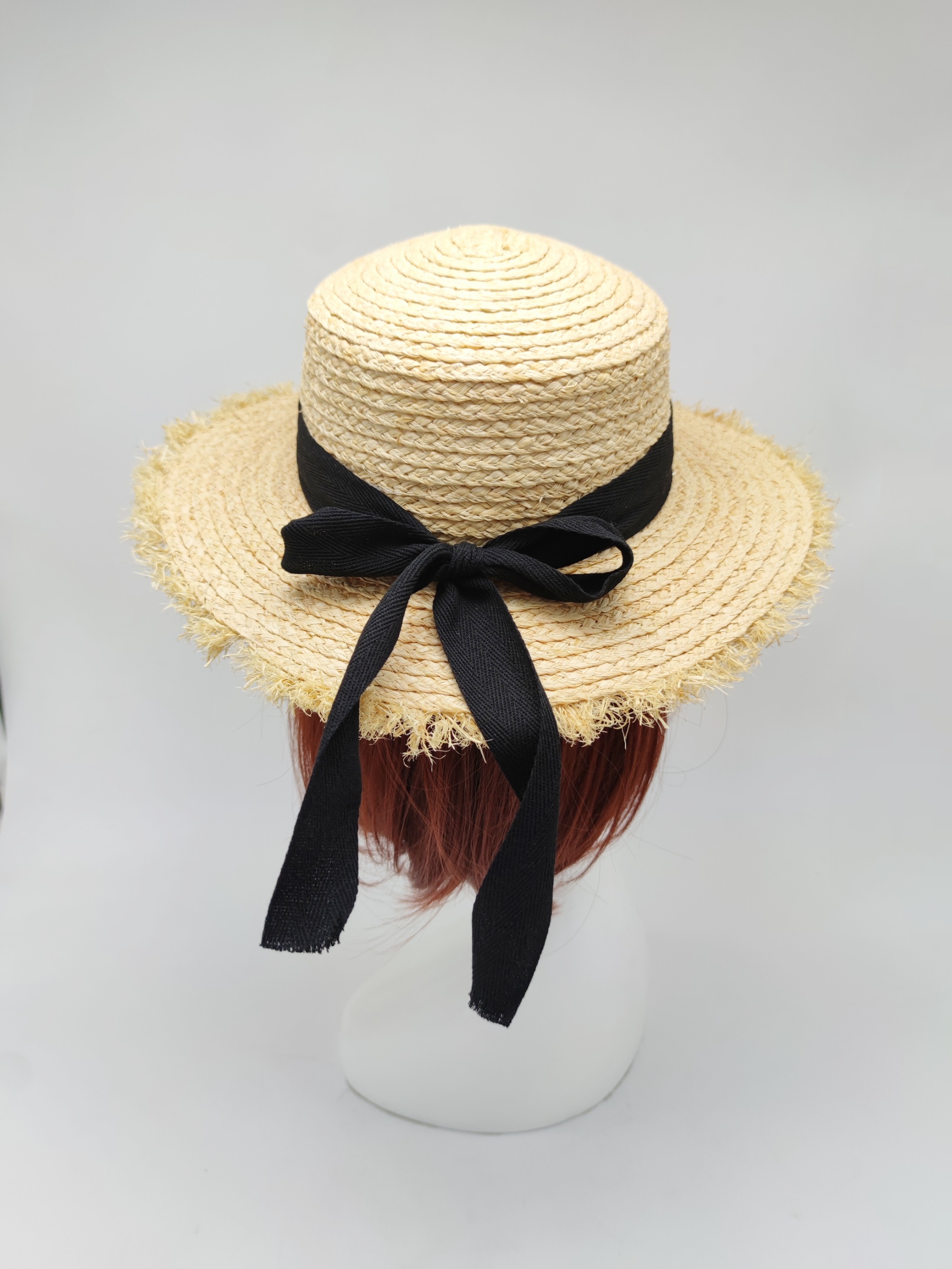 Handmade Ribbon Straw Hat