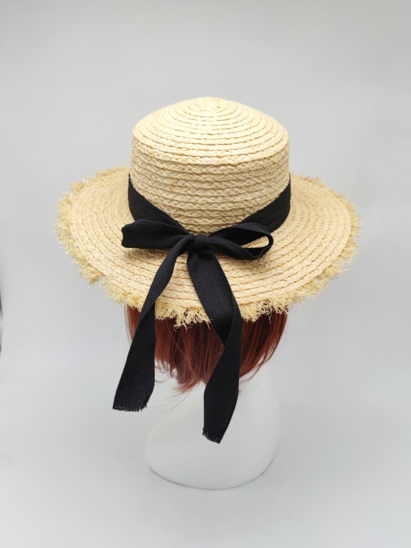 Handmade Ribbon Straw Hat