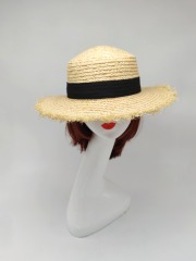 Handmade Ribbon Straw Hat