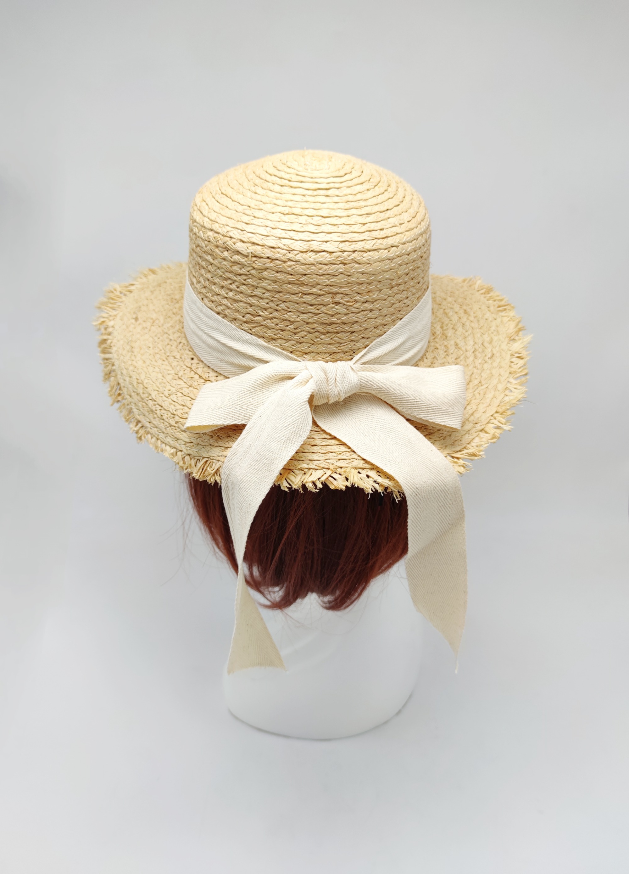 Handmade Ribbon Straw Hat