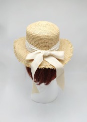 Handmade Ribbon Straw Hat