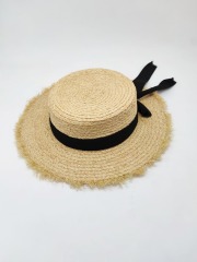 Handmade Ribbon Straw Hat