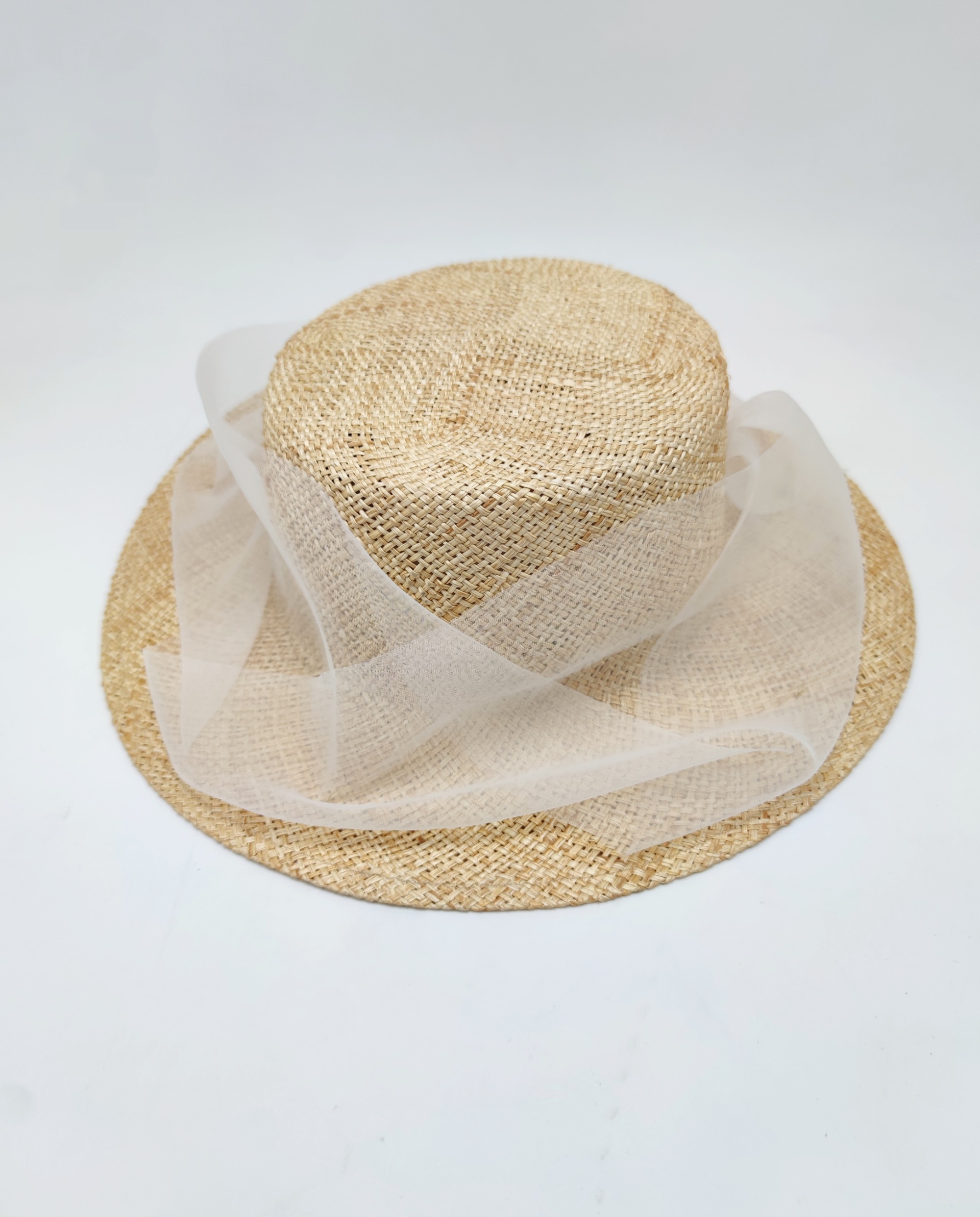 Handmade Ribbon Straw Hat