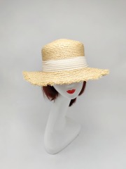 Handmade Ribbon Straw Hat