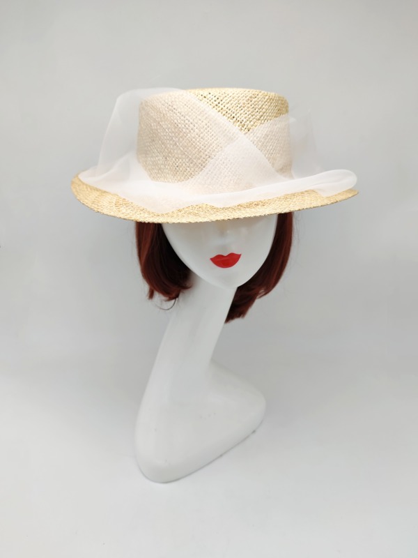 Handmade Ribbon Straw Hat