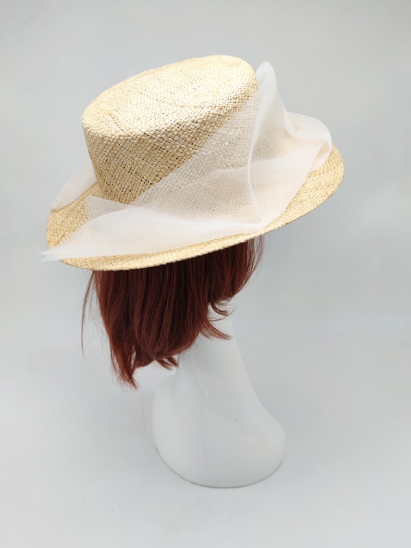 Handmade Ribbon Straw Hat