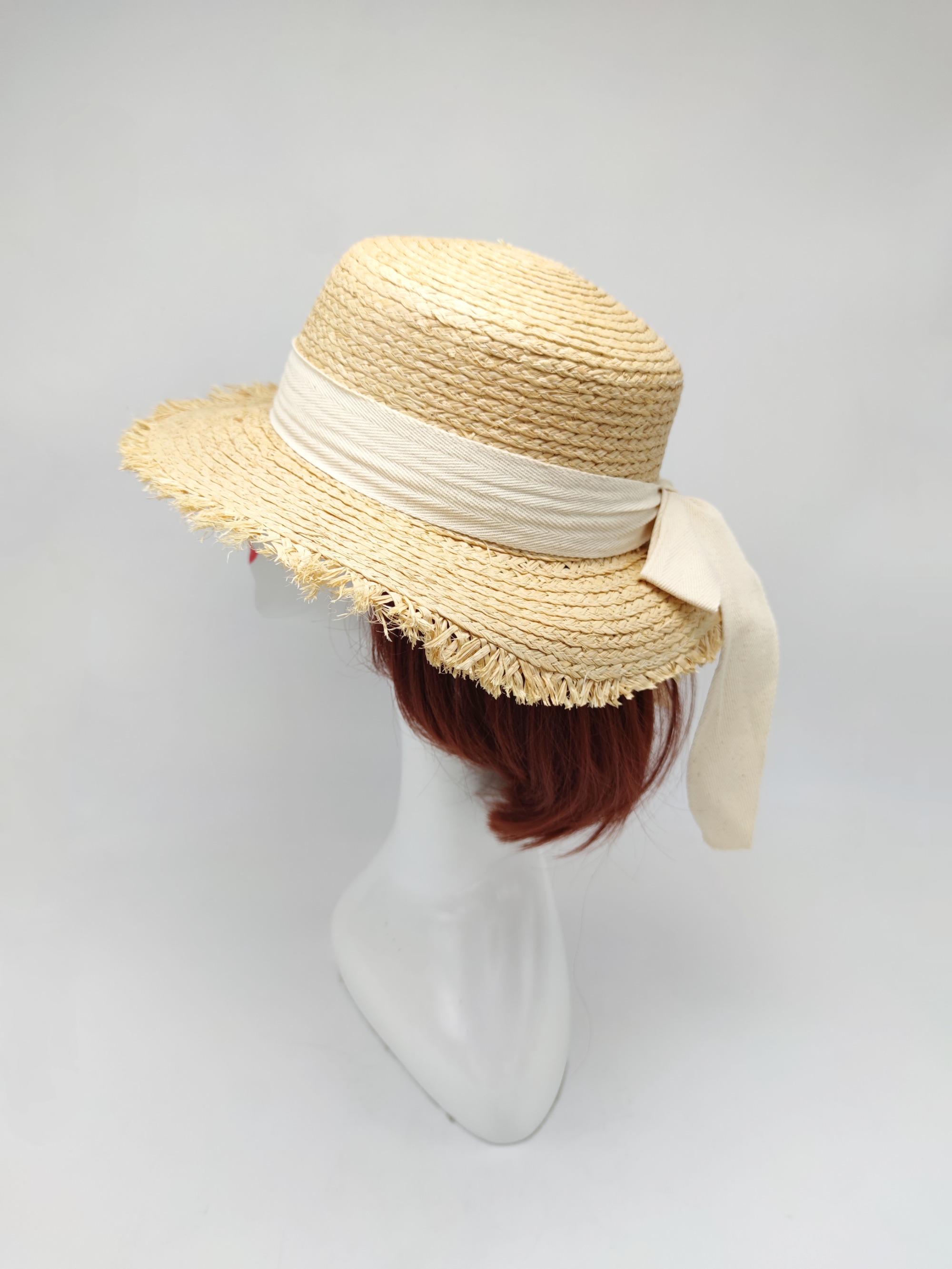 Handmade Ribbon Straw Hat