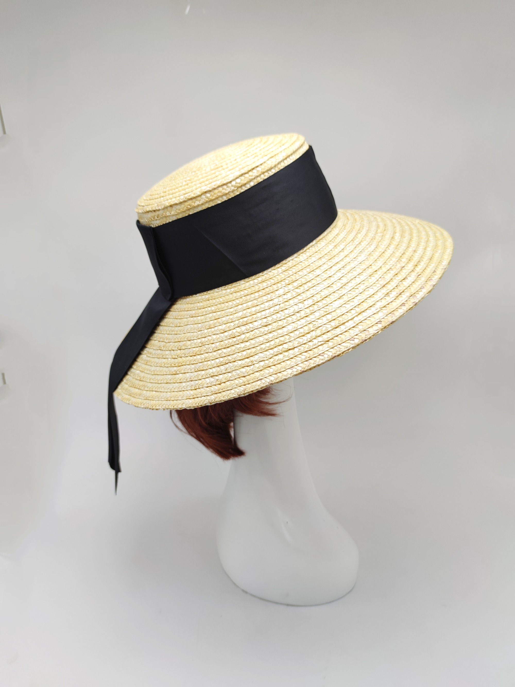 Handmade Ribbon Straw Hat