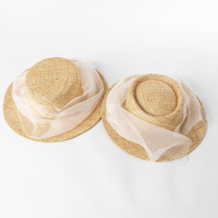 Handmade Ribbon Straw Hat