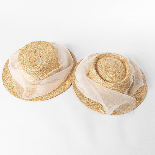 Handmade Ribbon Straw Hat