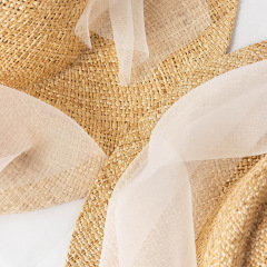 Handmade Ribbon Straw Hat