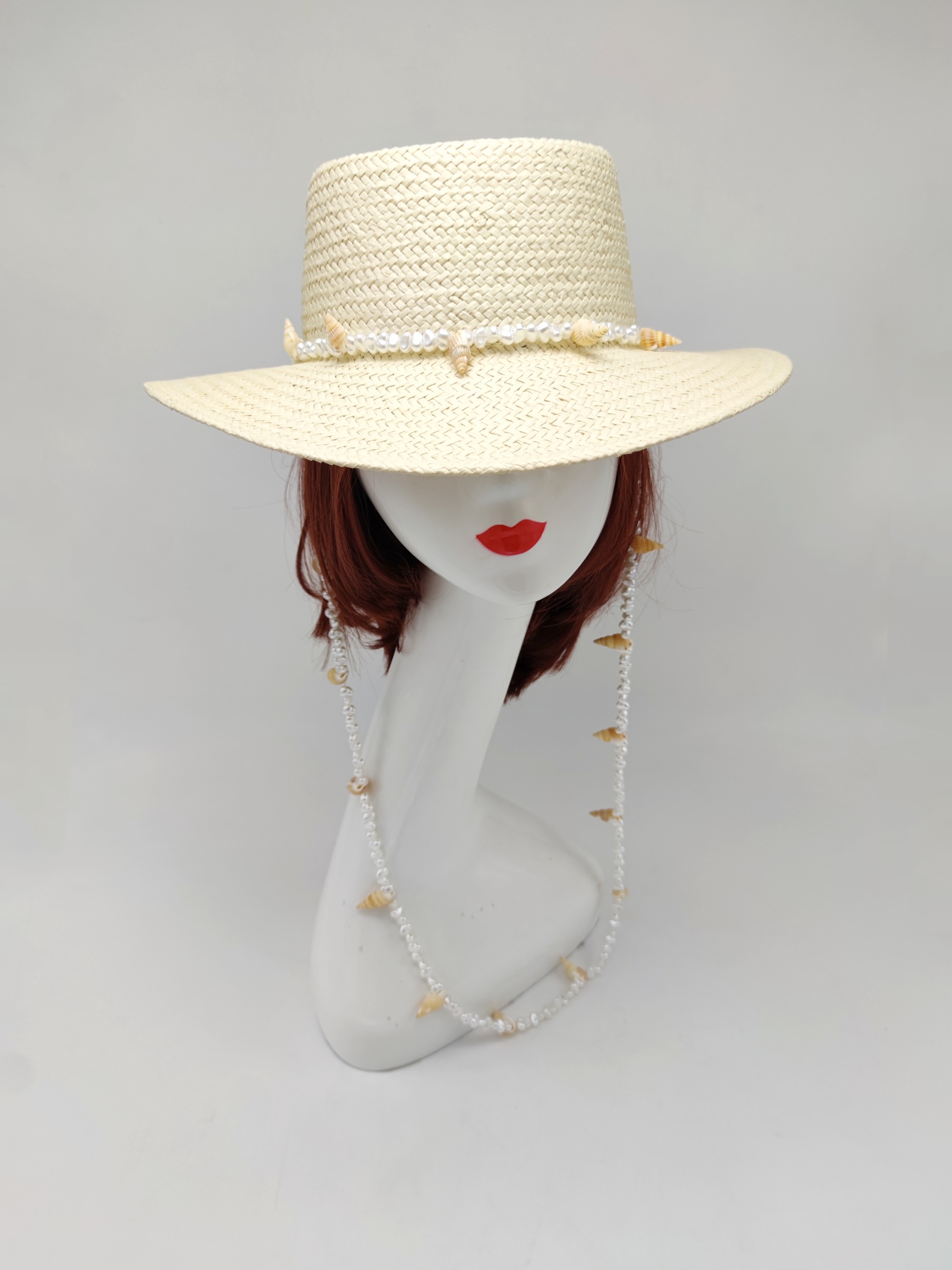 Handmade Ribbon Straw Hat