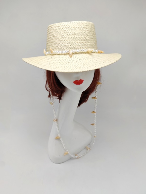 Handmade Ribbon Straw Hat