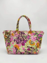 Colorful Printing Small Cotton Canvas Tote Bag Beach handbag
