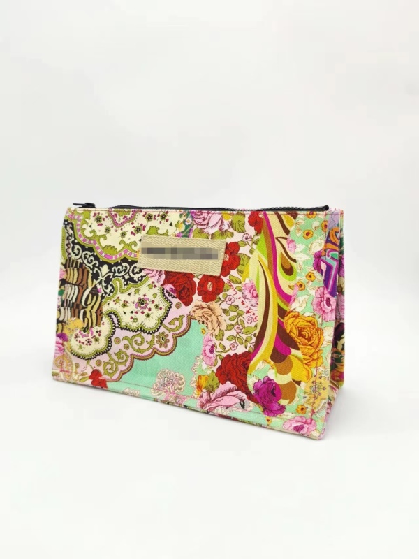 Casual Custom Printing Pochette Handbag Pouch with Logo Strap