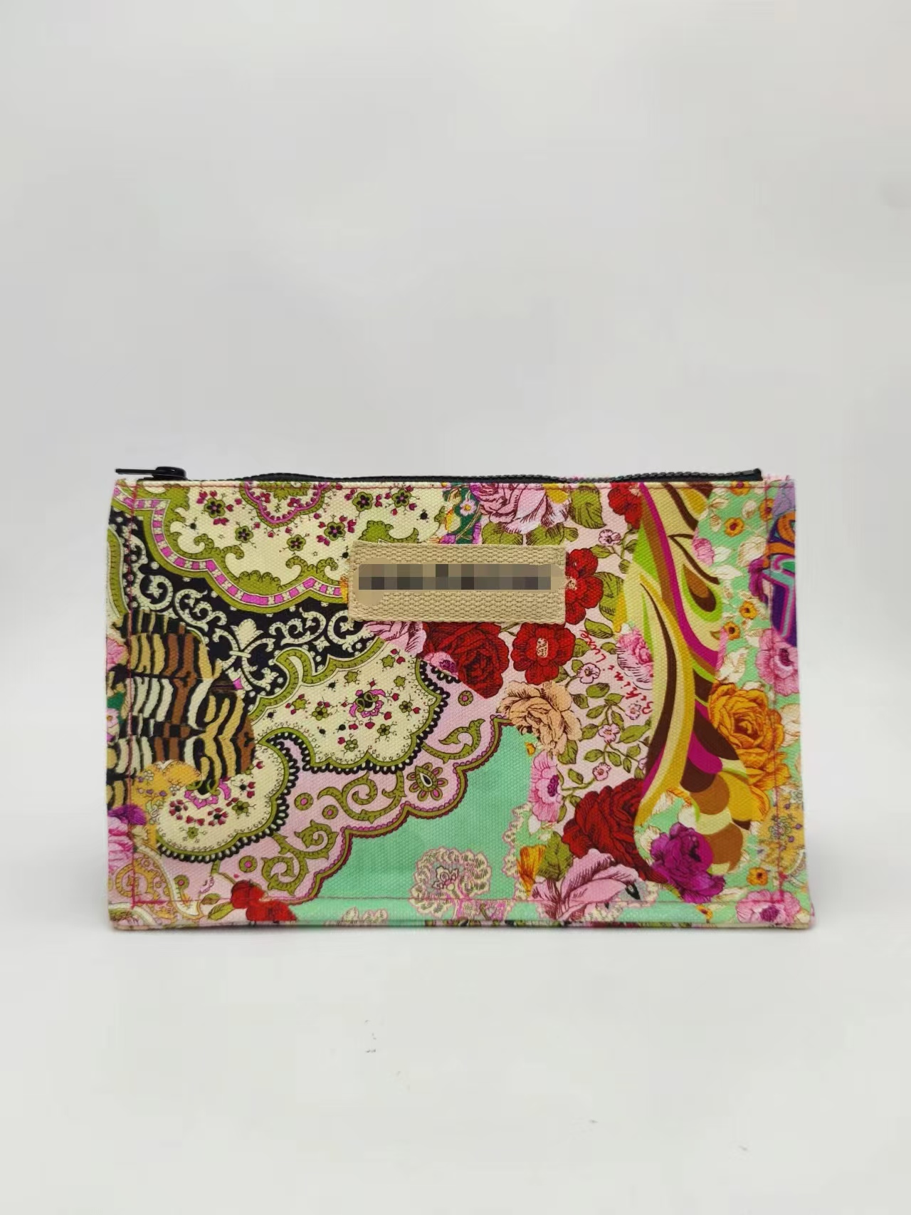 Casual Custom Printing Pochette Handbag Pouch with Logo Strap