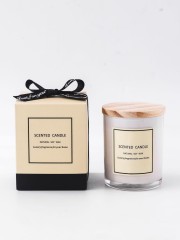 Ribbon Color Box Scented Candle Set Aroma Home Fragrance Rose Lavender Green Tea