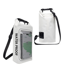 Quality PVC TPU Purple Waterproof Phone Bag Shoulder Beach Window Bag