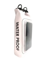 Quality PVC TPU White Blue Waterproof Phone Bag Shoulder Beach Window Bag