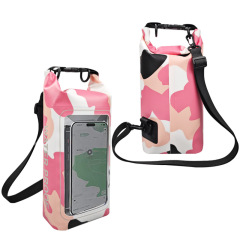 Quality PVC TPU Pink Waterproof Phone Bag Shoulder Beach Window Bag