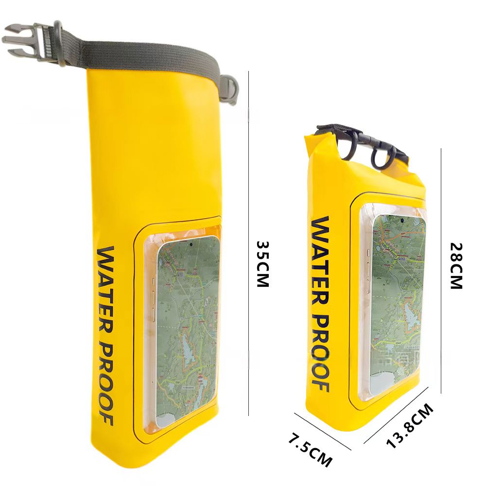 Quality PVC TPU Black Waterproof Phone Bag Shoulder Beach Window Bag