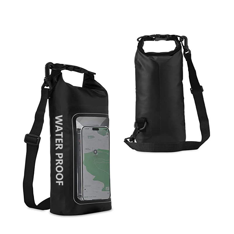 Quality PVC TPU Purple Waterproof Phone Bag Shoulder Beach Window Bag