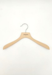 Branded Small Size Natural Wooden Beech Clothes Suits Coat Garment Hanger
